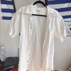 Taylor Stitch White Casual Button Down Shirt